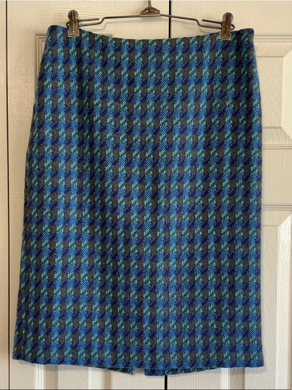 Talbots wool houndstooth skirt SZ4